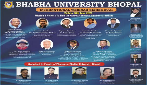 International Webinar Series 2021