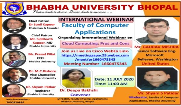 MCA Dept Webinar