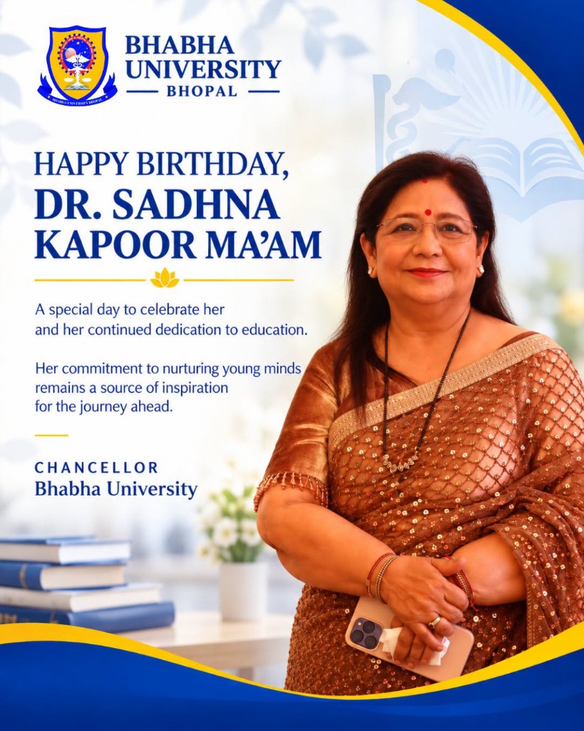 Celebration of the Birthday of Hon’ble Chancellor, Dr. Sadhna Kapoor Ma’am, Bhabha University