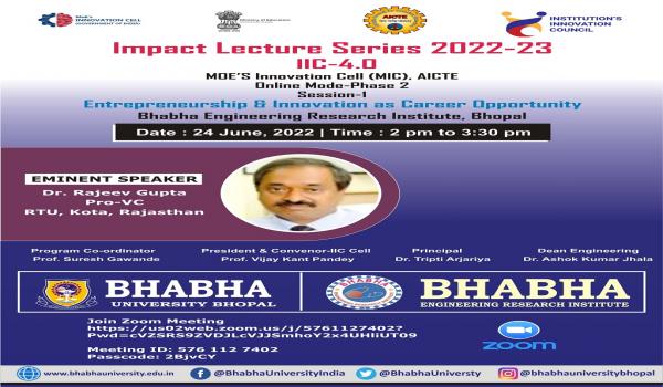 Impact Lecture Series 2022-2023