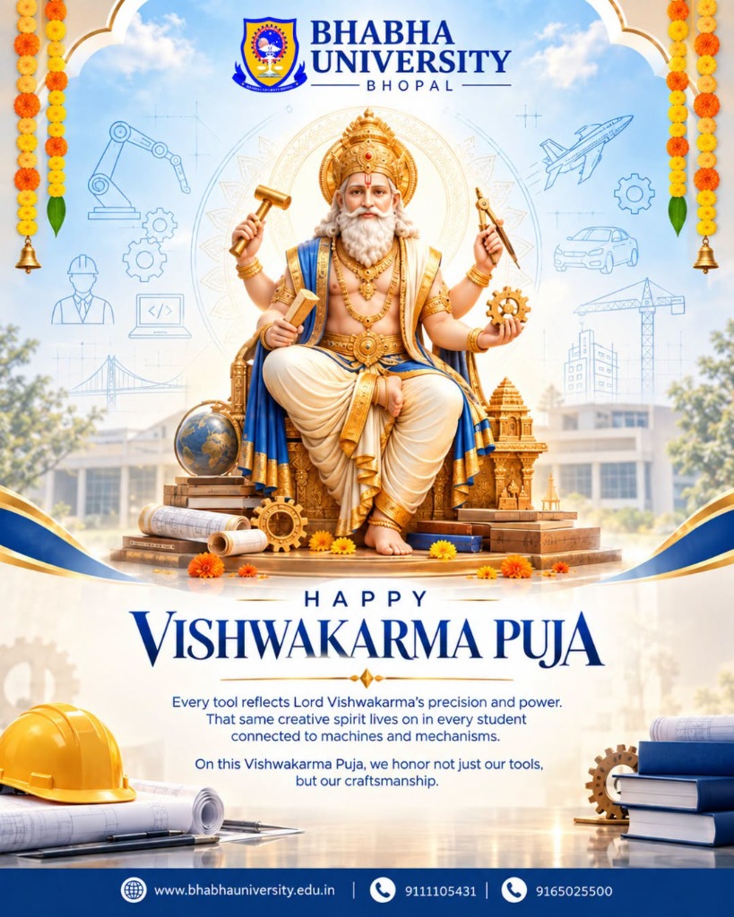 Vishwakarma Puja Celebration at Bhabha University