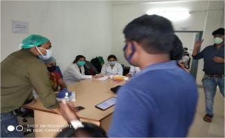 COVID-19 VACCINATION PROGRAM AT BHABHA UNIVERSITY
