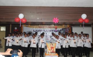 Nursing lamp lighting & oath ceremony 2022-26 batch