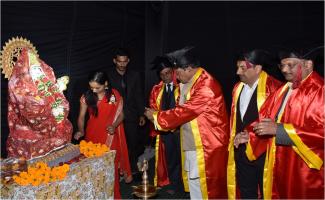 HONORABLE CABINET MINISTER (MP STATE) INAUGURATING CONVOCATION CEREMONY 2020