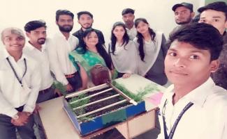 Project work presentation by Agriculture students of Bhabha University.