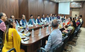 FDP Meeting With Chancellor mdm with university Management & department heads 