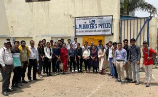 Industrial visit of management students to LM Baker's Pvt. Ltd. at Mandideep