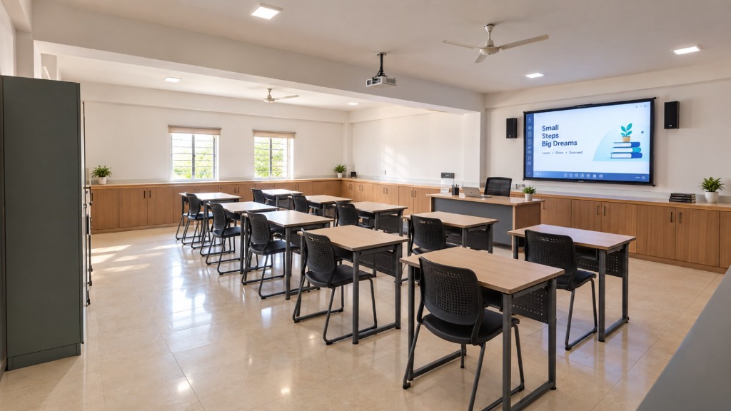 Modern Smart Digital Classroom - Bhabha University