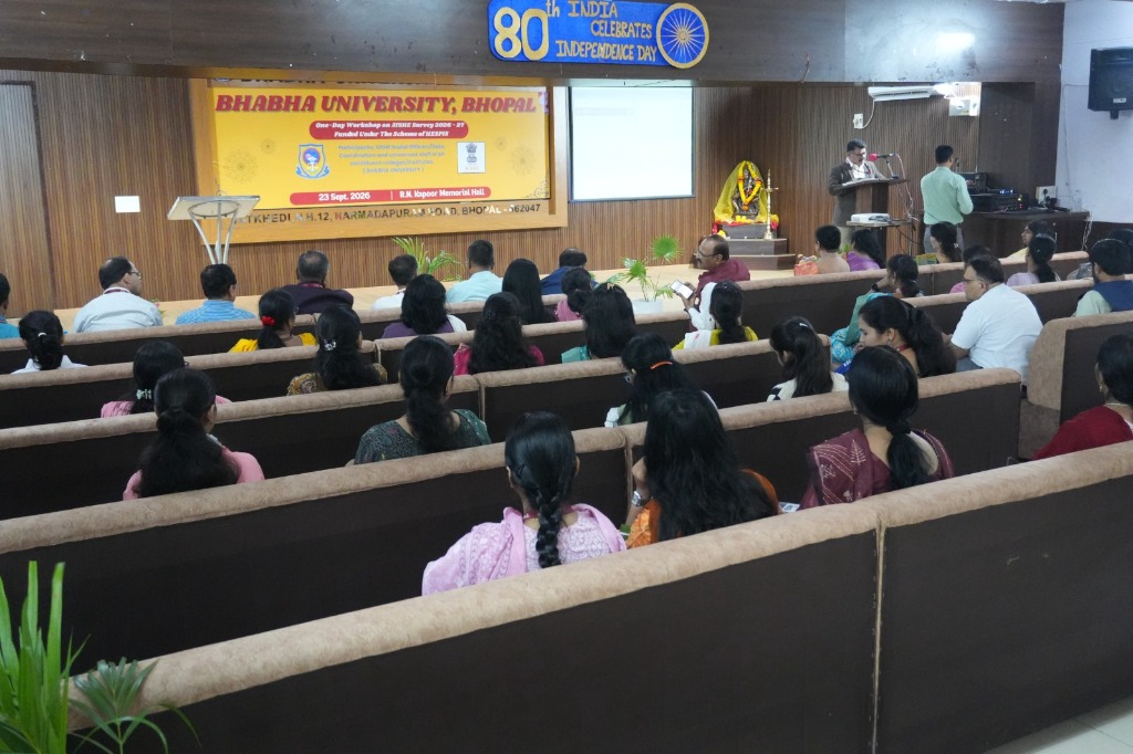 One-Day Workshop on AISHE Survey 2026-27 in R.N. Kapoor Memorial Hall