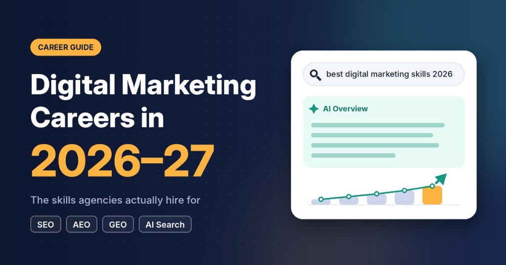 Digital Marketing Careers in 2026–27: The Skills Agencies Actually Hire For